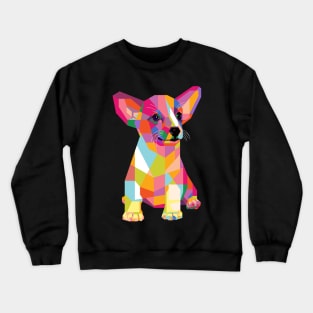 Cute Dog Pop Art Crewneck Sweatshirt